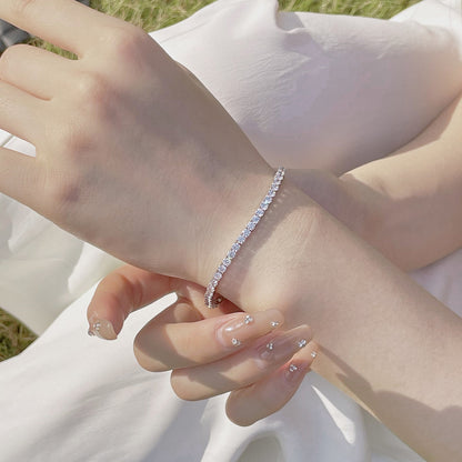 [Echo Fine ]Radiant Colorful Round Cut Party Bracelet