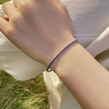 [Echo Fine ]Radiant Colorful Round Cut Party Bracelet