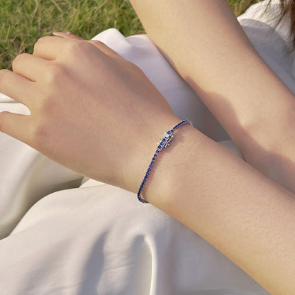[Echo Fine ]Radiant Colorful Round Cut Party Bracelet