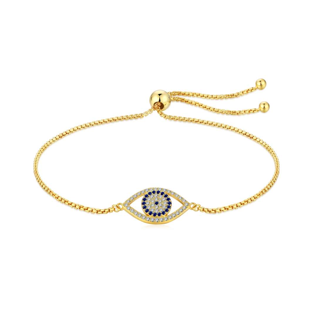 [Echo Fine ]Dazzling Eye Shape Necklace