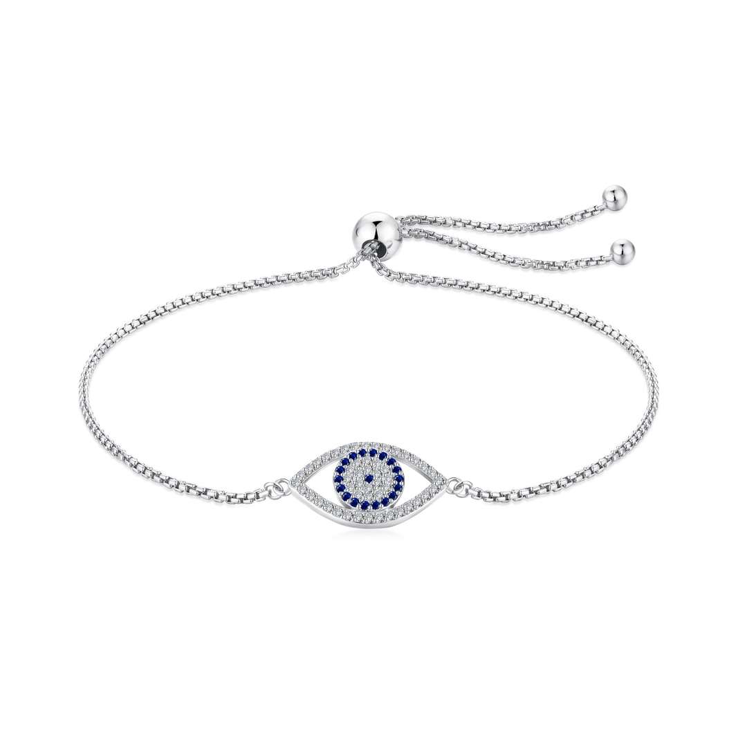 [Echo Fine ]Dazzling Eye Shape Necklace