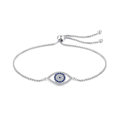 [Echo Fine ]Dazzling Eye Shape Necklace