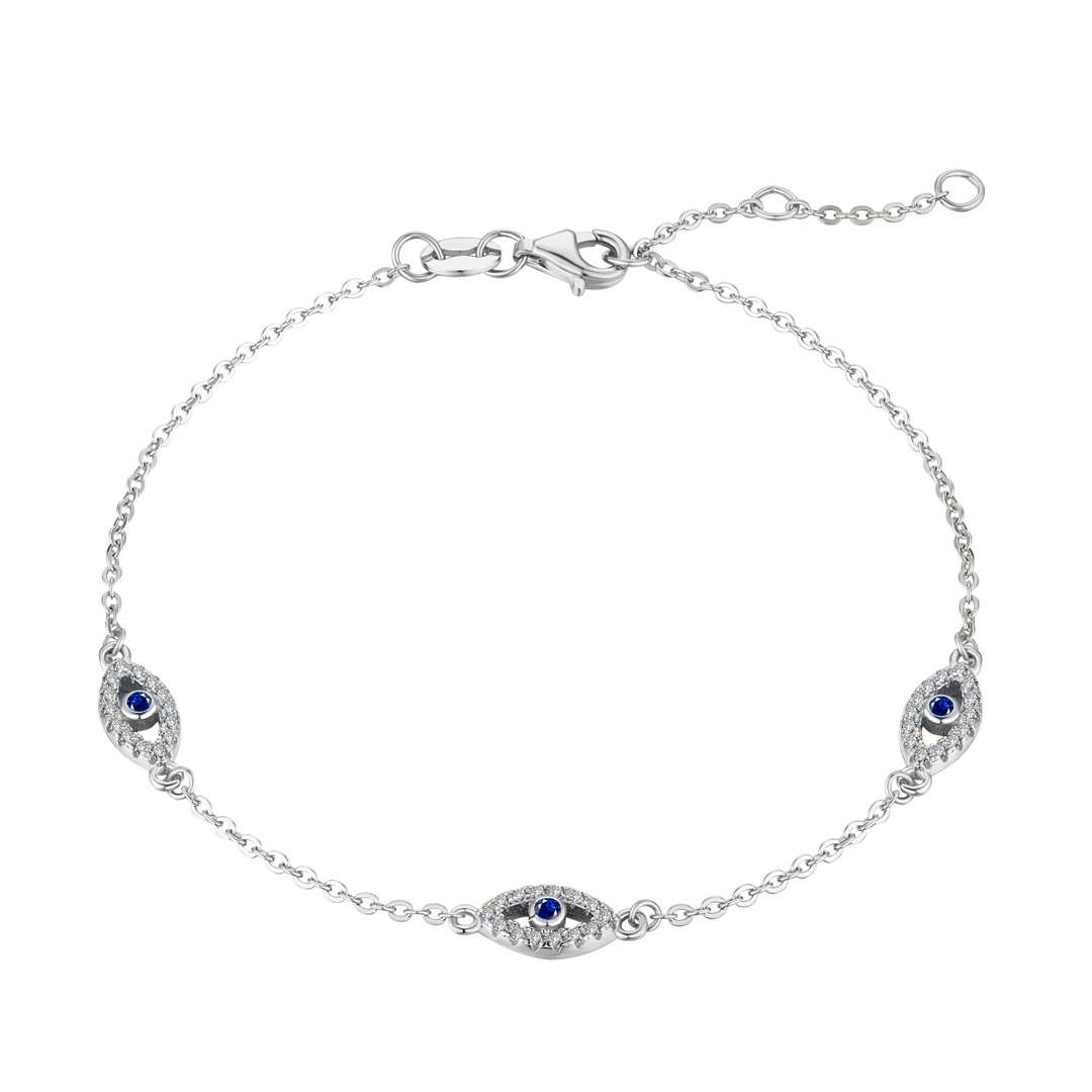 [Echo Fine ]Evil Eye Shape Pendent Necklace