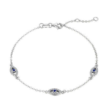 [Echo Fine ]Evil Eye Shape Pendent Necklace