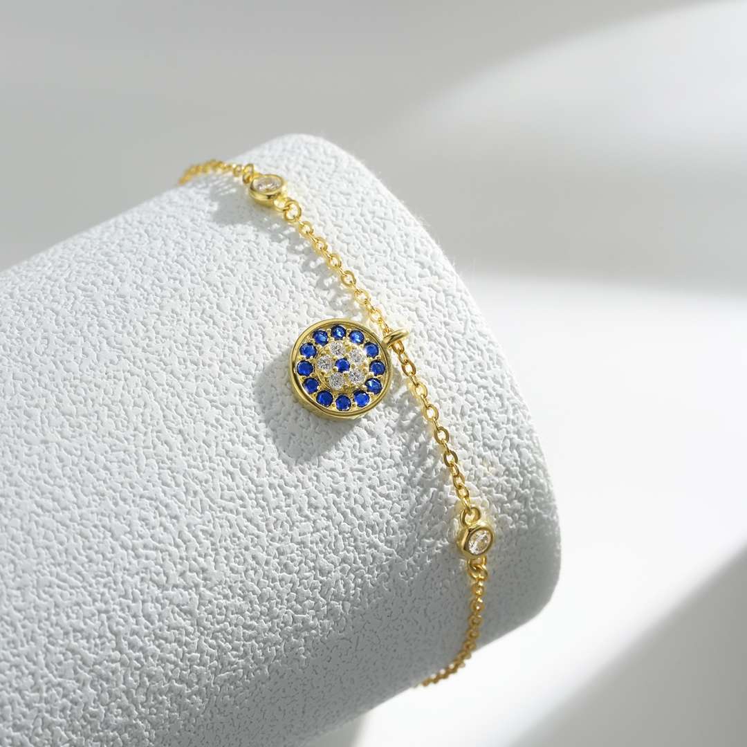 [Echo Fine ]Devil's Eye Round Shape Bracelet