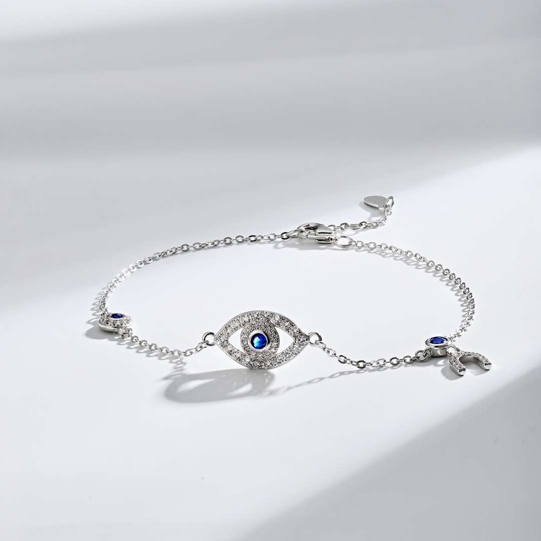 [Echo Fine ]Dainty Eye Shape Necklace