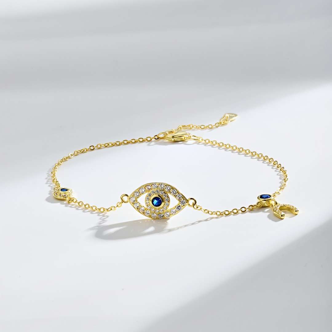 [Echo Fine ]Dainty Eye Shape Necklace