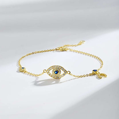[Echo Fine ]Dainty Eye Shape Necklace