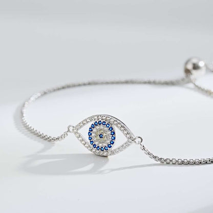 [Echo Fine ]Dazzling Eye Shape Necklace