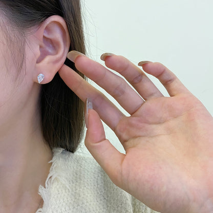 [Echo Fine ]Ornate Water Drop Shape Earrings