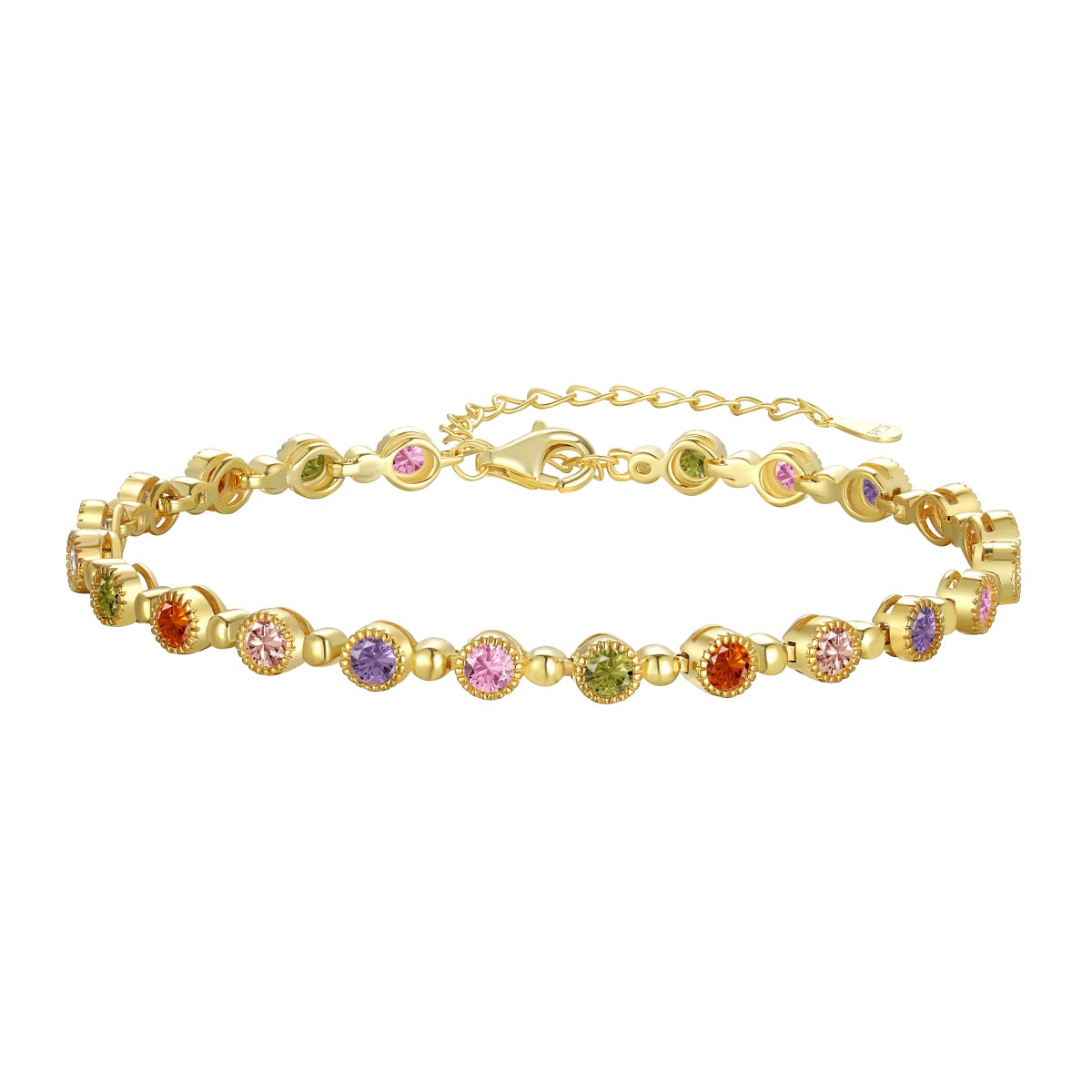 [Echo Fine ]Sparkling Exquisite Round Cut Party Bracelet