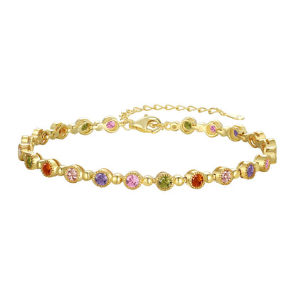 [Echo Fine ]Sparkling Exquisite Round Cut Party Bracelet
