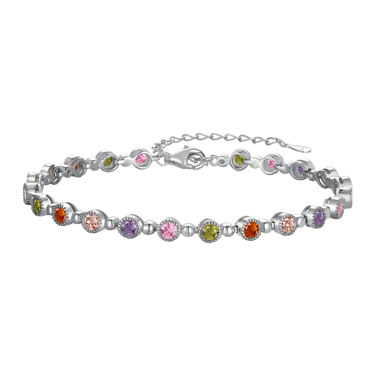 [Echo Fine ]Sparkling Exquisite Round Cut Party Bracelet