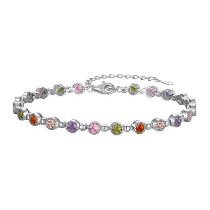 [Echo Fine ]Sparkling Exquisite Round Cut Party Bracelet