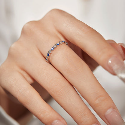 [Echo Fine ]Radiant Colorful Round Shape Daily Ring