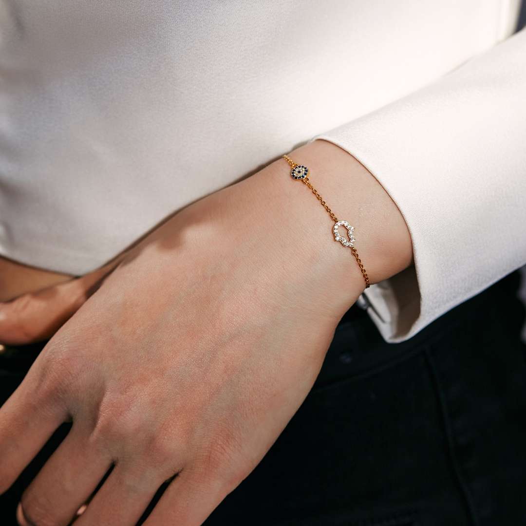 [Echo Fine ]Gost Shape & Round Shape Necklace