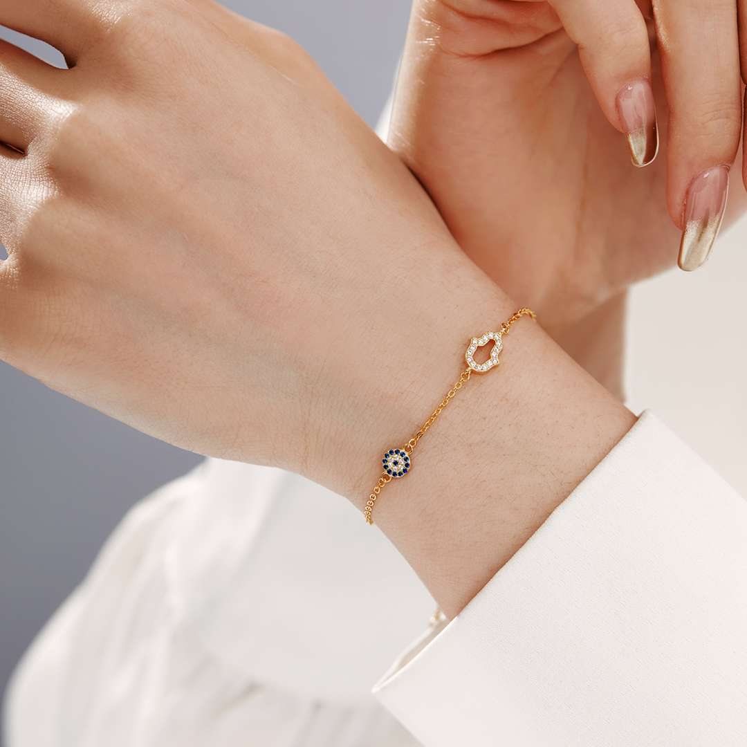[Echo Fine ]Gost Shape & Round Shape Necklace