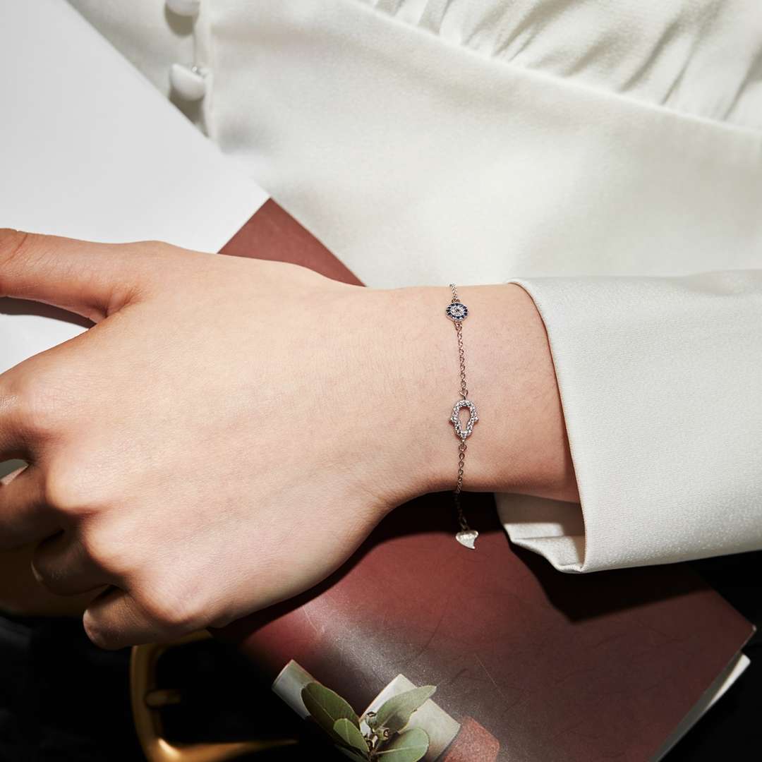 [Echo Fine ]Gost Shape & Round Shape Necklace
