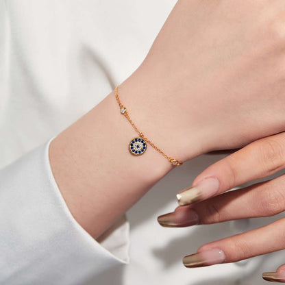 [Echo Fine ]Devil's Eye Round Shape Bracelet