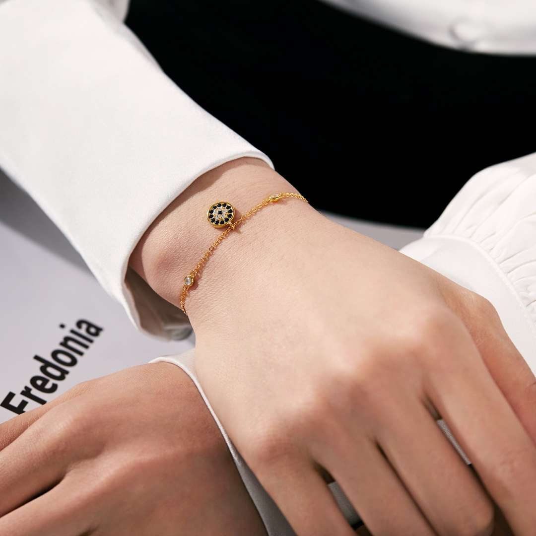 [Echo Fine ]Devil's Eye Round Shape Bracelet