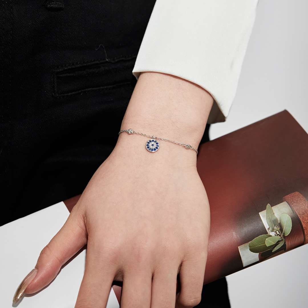[Echo Fine ]Devil's Eye Round Shape Bracelet