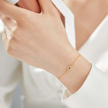 [Echo Fine ]Evil Eye Shape Necklace