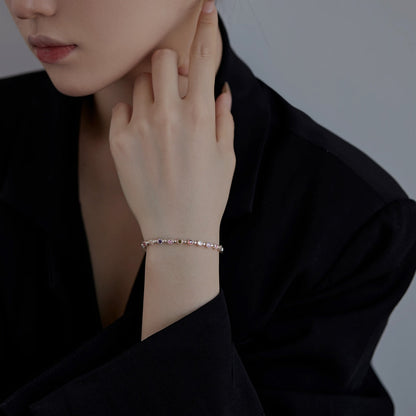 [Echo Fine ]Sparkling Exquisite Round Cut Party Bracelet
