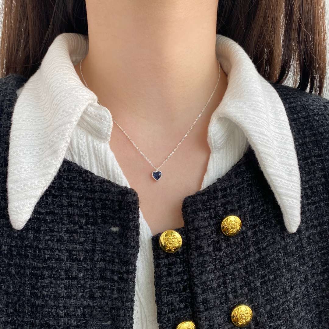 [Echo Fine ]Ornate Heart Shape Necklace