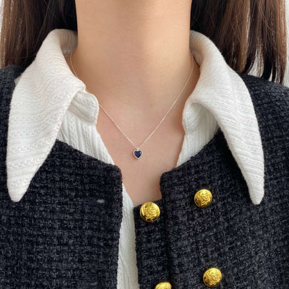 [Echo Fine ]Ornate Heart Shape Necklace