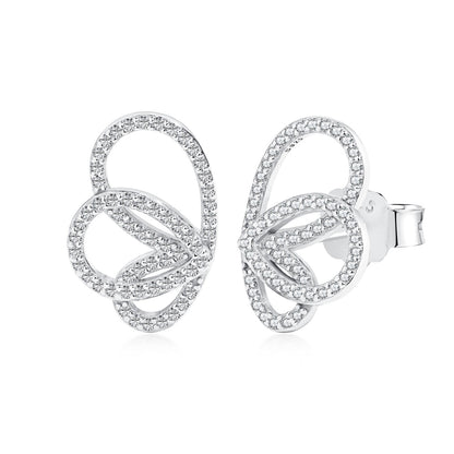 [Echo Fine ]Exquisite Butterfly Shape Earrings