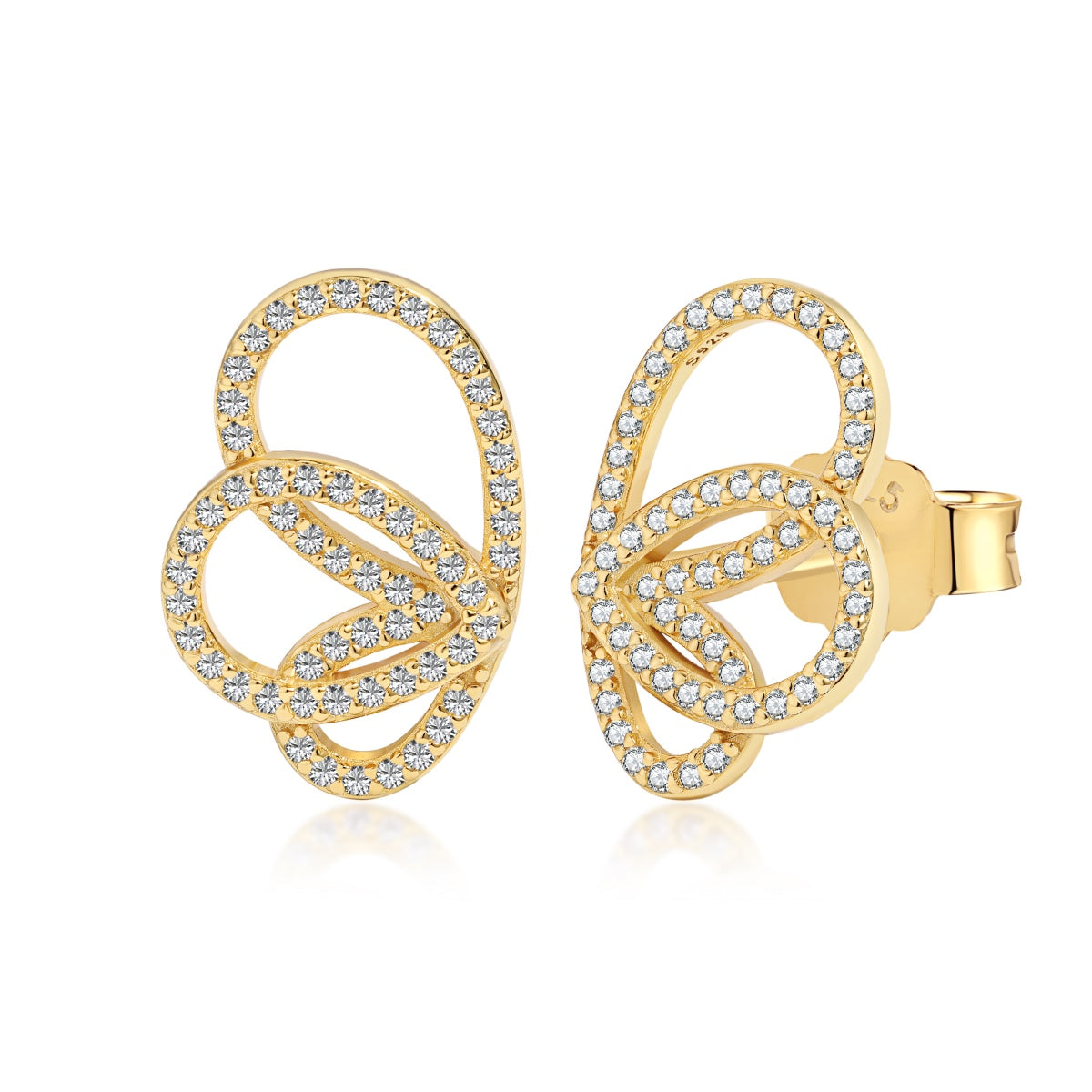 [Echo Fine ]Exquisite Butterfly Shape Earrings