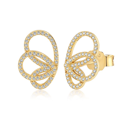 [Echo Fine ]Exquisite Butterfly Shape Earrings