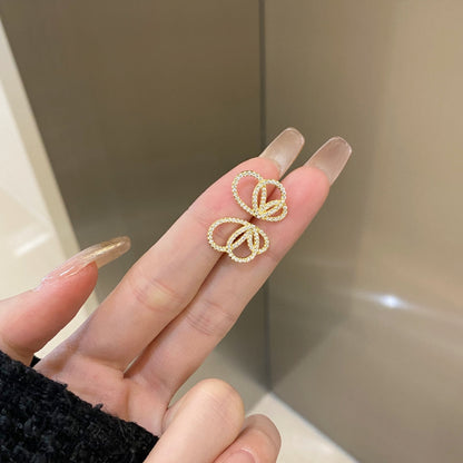 [Echo Fine ]Exquisite Butterfly Shape Earrings
