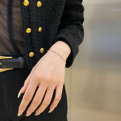 [Echo Fine ]Delicate Bead Double Layer Bracelet