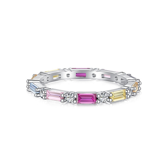 [Echo Fine ]Lively In Shades Elegant Radiant Cut Daily Ring
