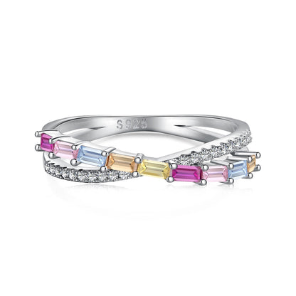[Echo Fine ]Energetic Elegant Radiant Cut Party Ring