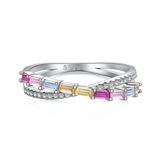[Echo Fine ]Energetic Elegant Radiant Cut Party Ring