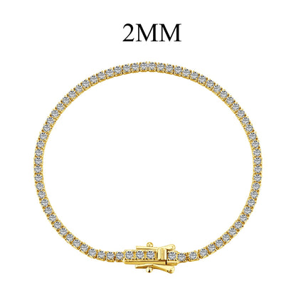 [Echo Fine ]Radiant Colorful Round Cut Party Bracelet