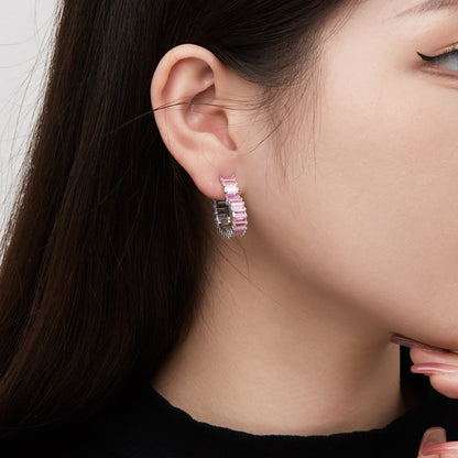 [Echo Fine ]Radiant Heart Cutout Earrings
