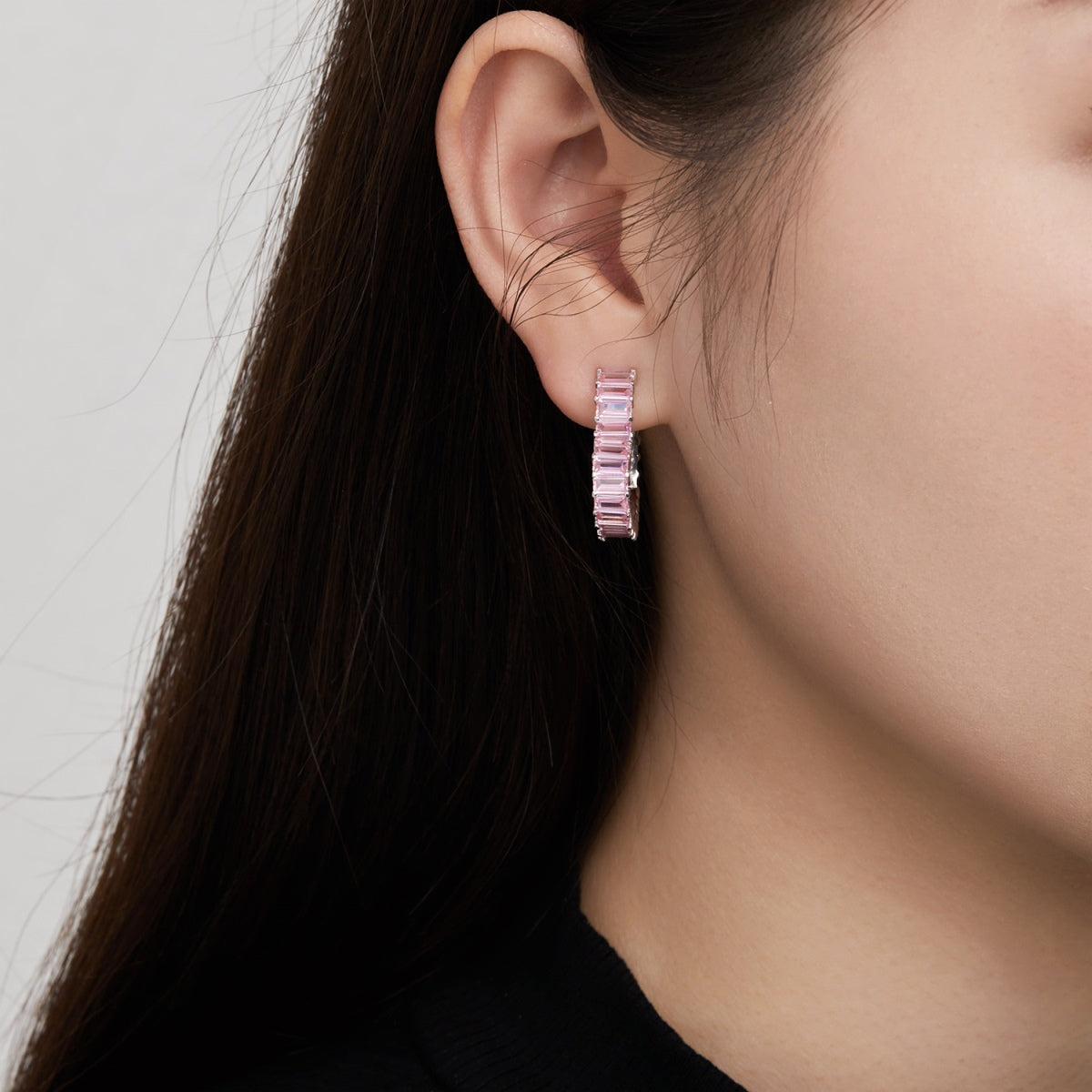 [Echo Fine ]Radiant Heart Cutout Earrings