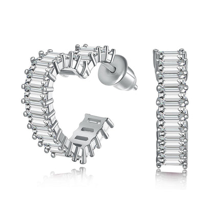 [Echo Fine ]Radiant Heart Cutout Earrings