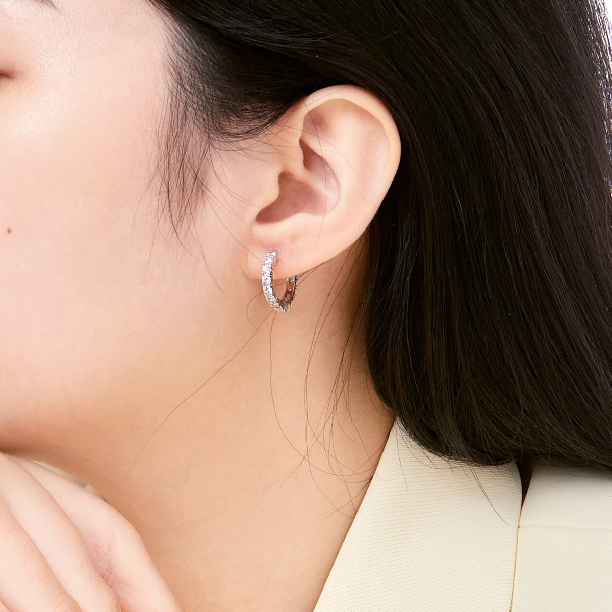 [Echo Fine ]Radiant Colorful Round Cut Earrings