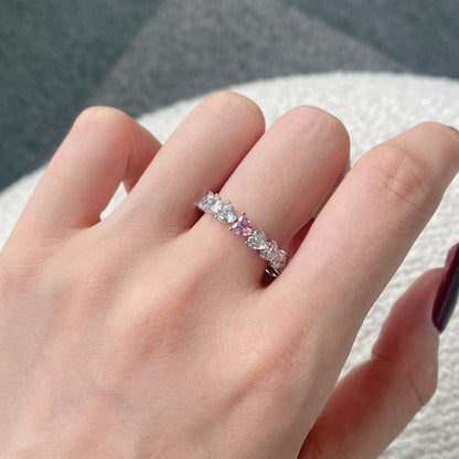 [Echo Fine ]0.25 Carat Radiant Romance Heart Cut Lover Ring