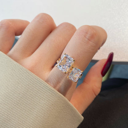 [Echo Fine ]4.0 Carat Ornate Enchanting Radiand Cut Banquet Ring