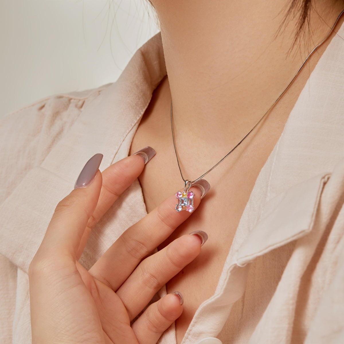[Echo Fine ]Gorgeous Multi Colorful Necklace