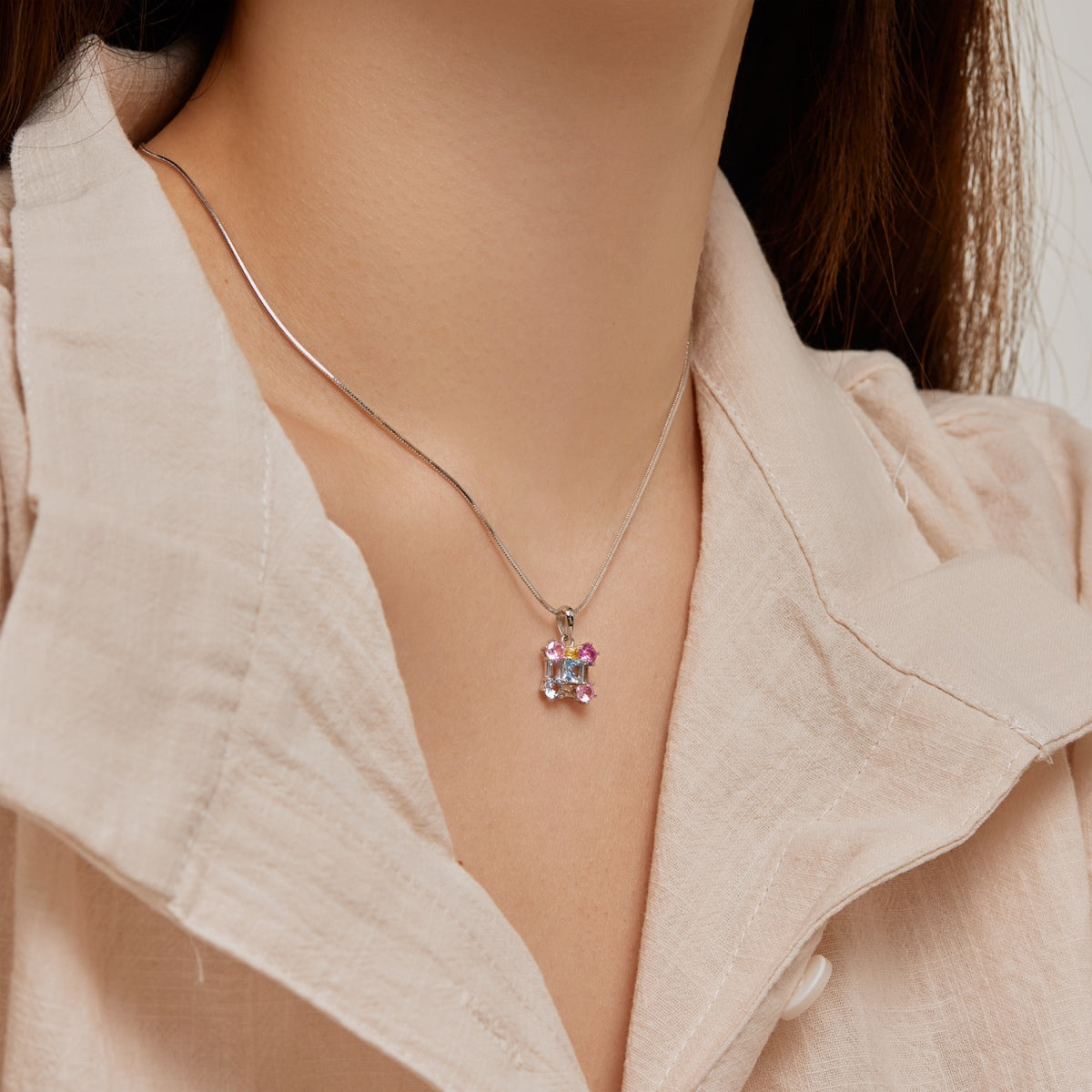 [Echo Fine ]Gorgeous Multi Colorful Necklace