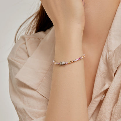 [Echo Fine ]Delicate Romantic Heart Shape Lover Bracelet