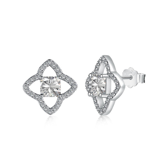 [Echo Fine ]Elegant Star Shape Princess Cut Daily Earrings