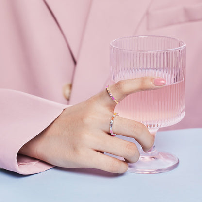 [Echo Fine ]Lively In Shades Elegant Radiant Cut Daily Ring