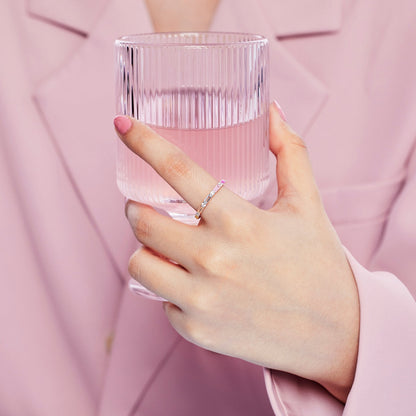 [Echo Fine ]Lively In Shades Elegant Radiant Cut Daily Ring